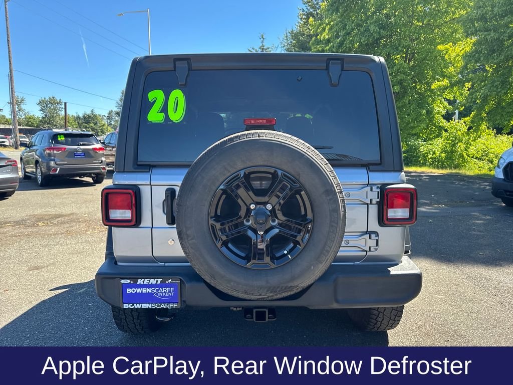 Certified Used 2020 Billet Silver Metallic Clearcoat Jeep Sport S image 6