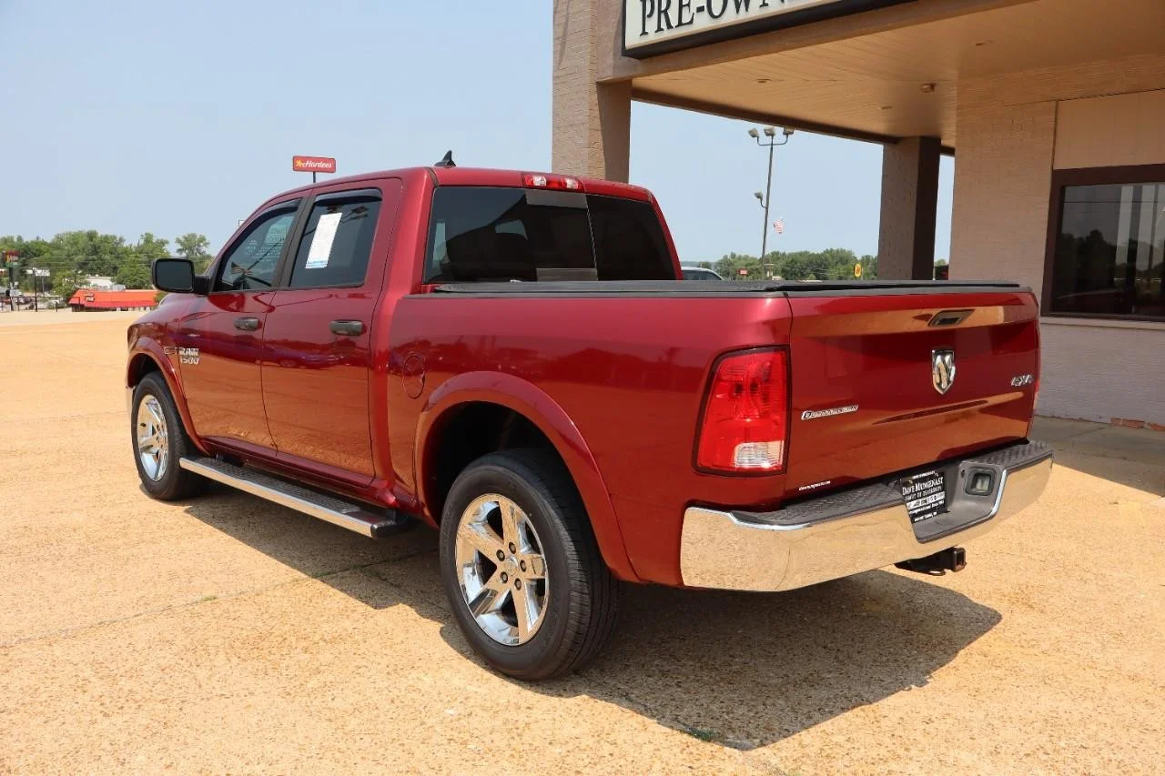 Used 2015 Deep Cherry Red Crystal Pearl Coat/Black Clear Coat Ram Outdoorsman image 3