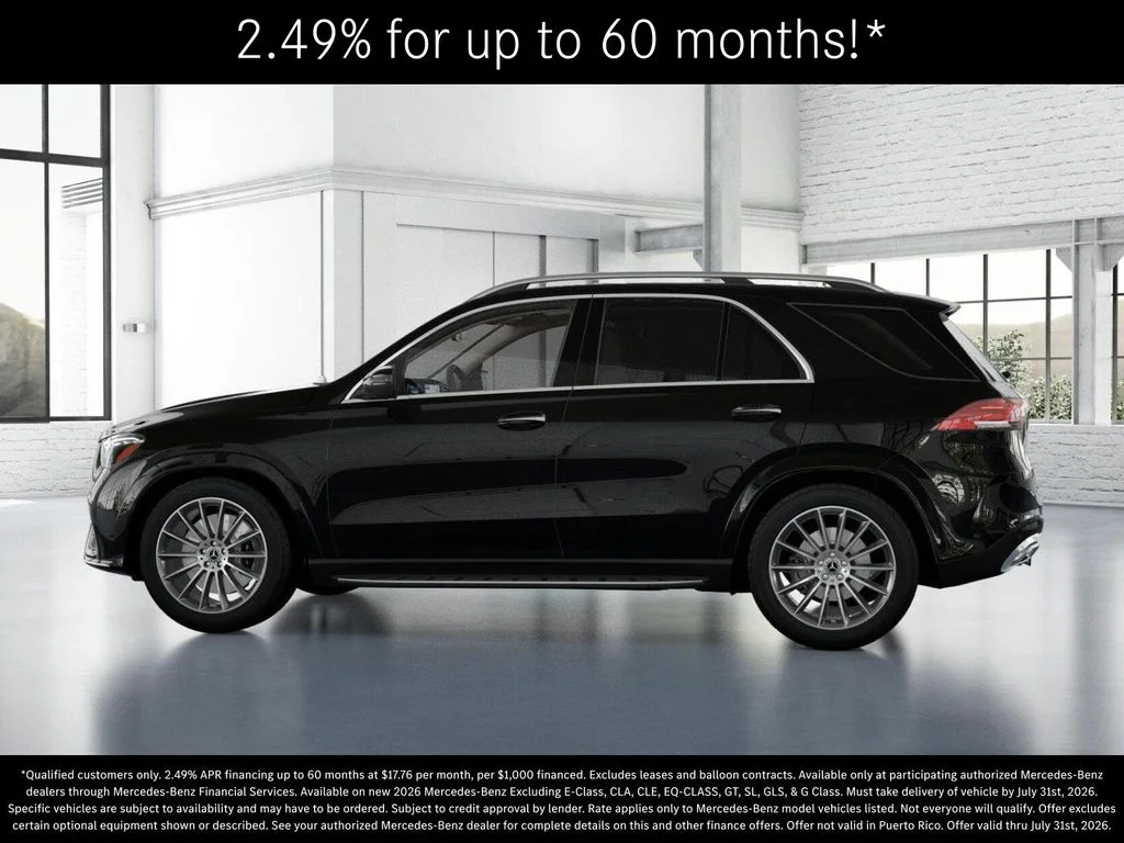 New 2026 Obsidian Black Metallic Mercedes-Benz GLE 450 image 33