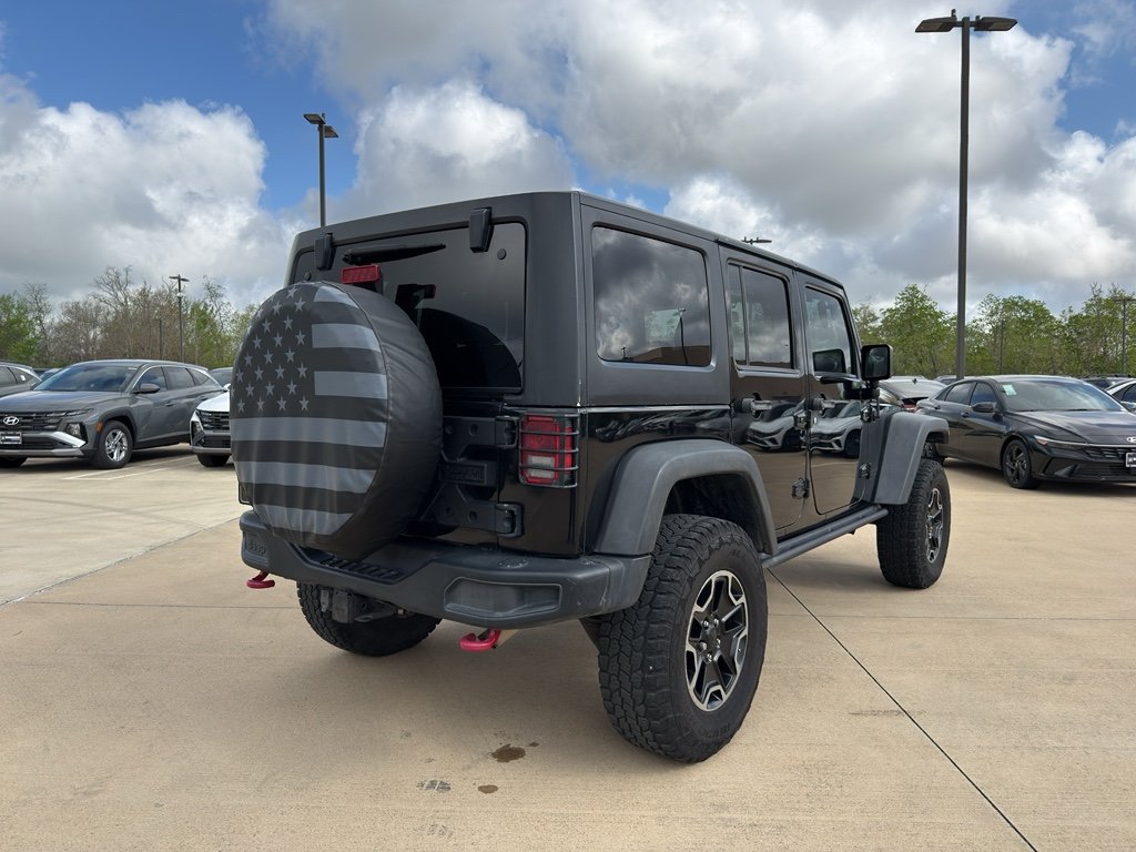 Used 2015 Black Clearcoat Jeep Rubicon Hard Rock image 5