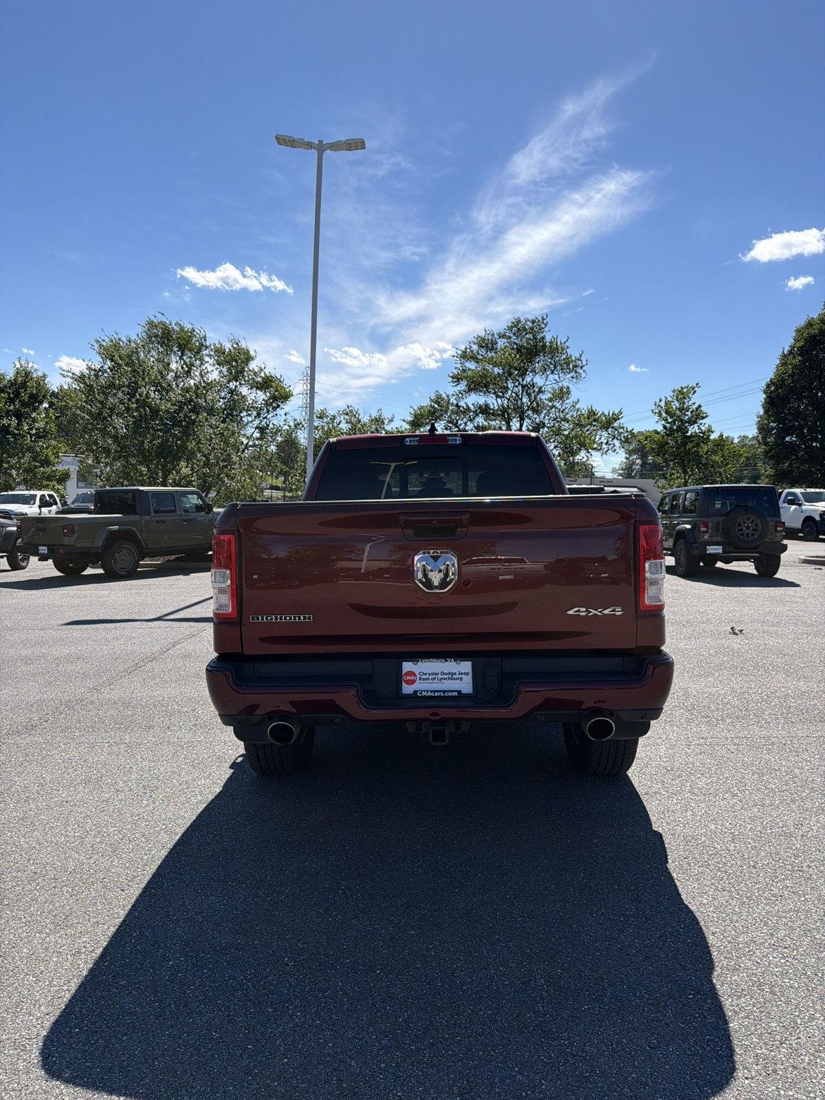 Used 2022 Delmonico Red Pearlcoat Ram Big Horn image 6