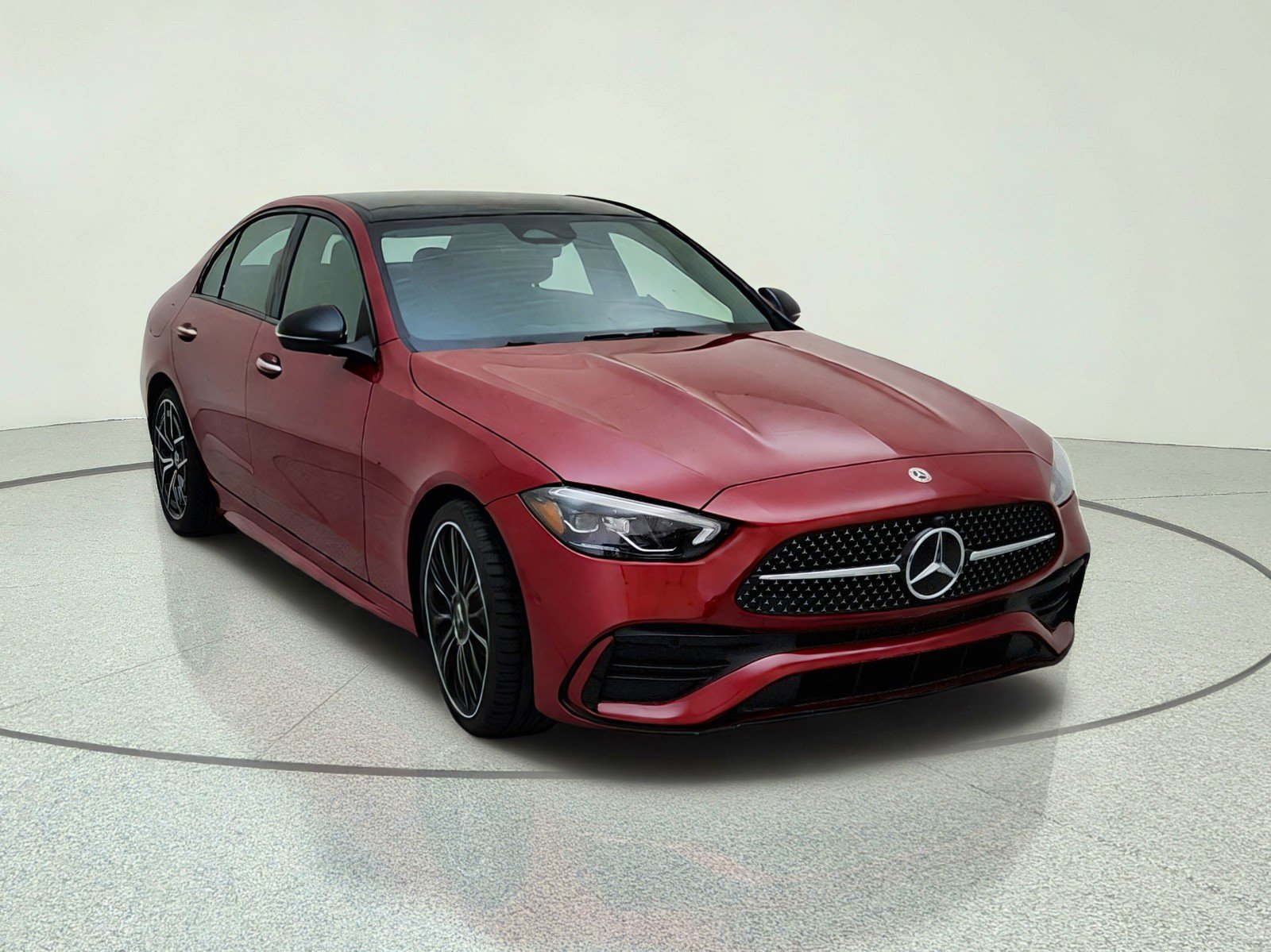 New 2026 MANUFAKTUR Patagonia Red Metallic Mercedes-Benz C 300 Sedan image 4