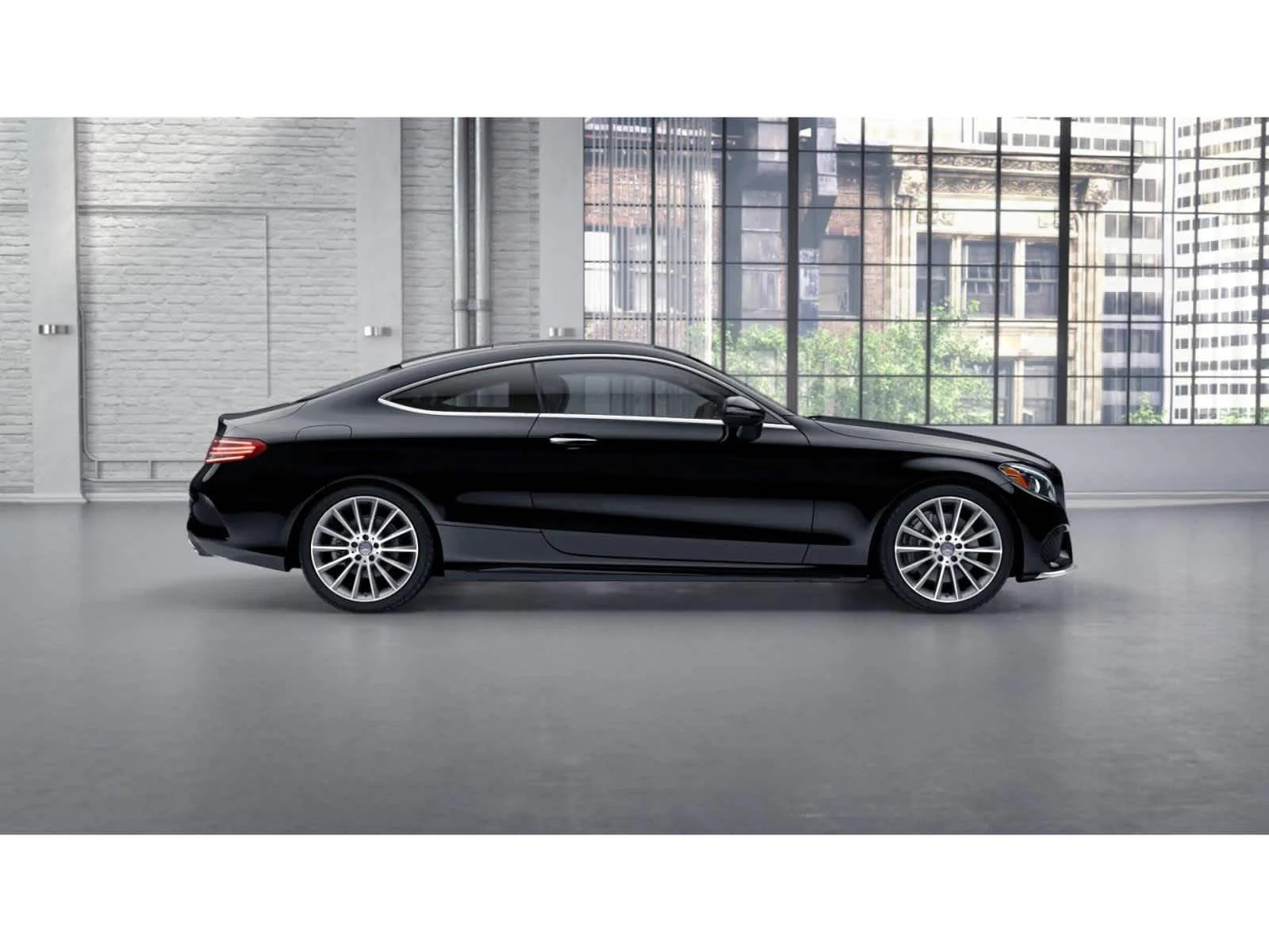 Used 2017 Obsidian Black Metallic Mercedes-Benz C 300 image 2