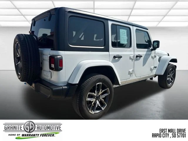 Used 2024 White Jeep Sport S 4xe image 5