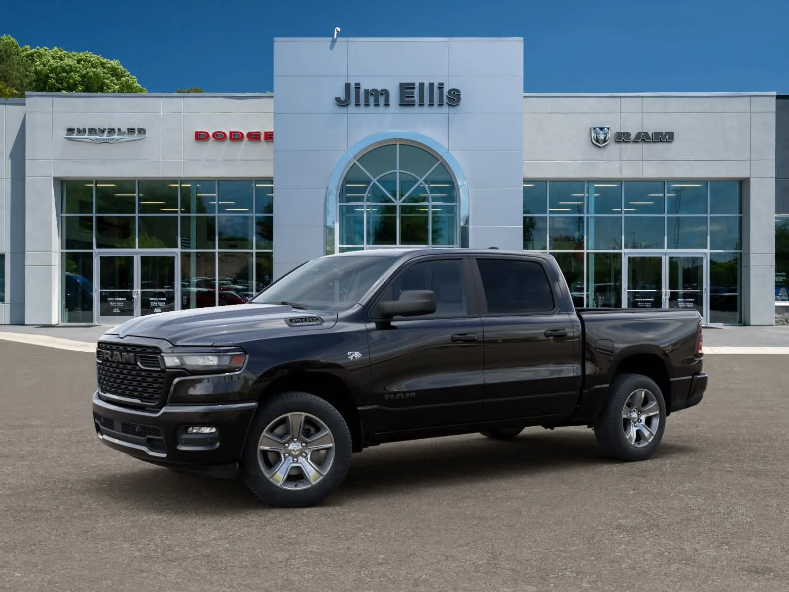 New 2026 Diamond Black Crystal Pearlcoat Ram Express image 2