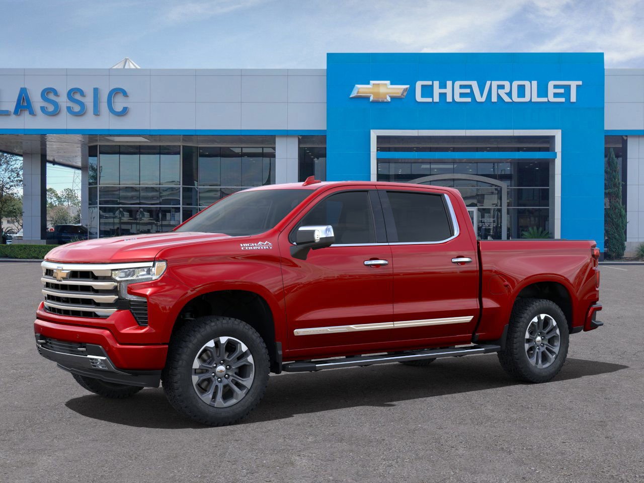 2025 Chevrolet Silverado 1500 High Country Red at Classic Elite Chevrolet Hwy 6