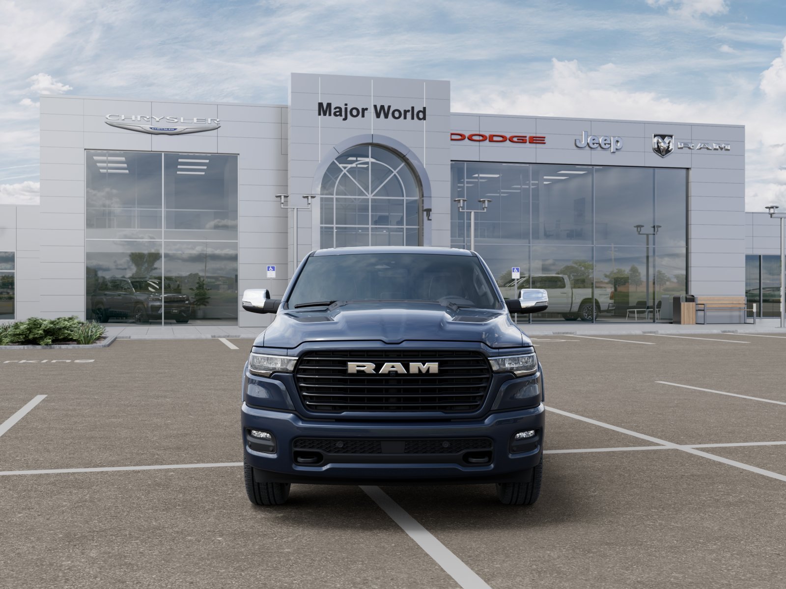 New 2026 Forged Blue Metallic Exterior Paint RAM LARAMIE image 6