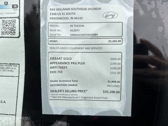 New 2026 Phantom Black Hyundai SE image 2