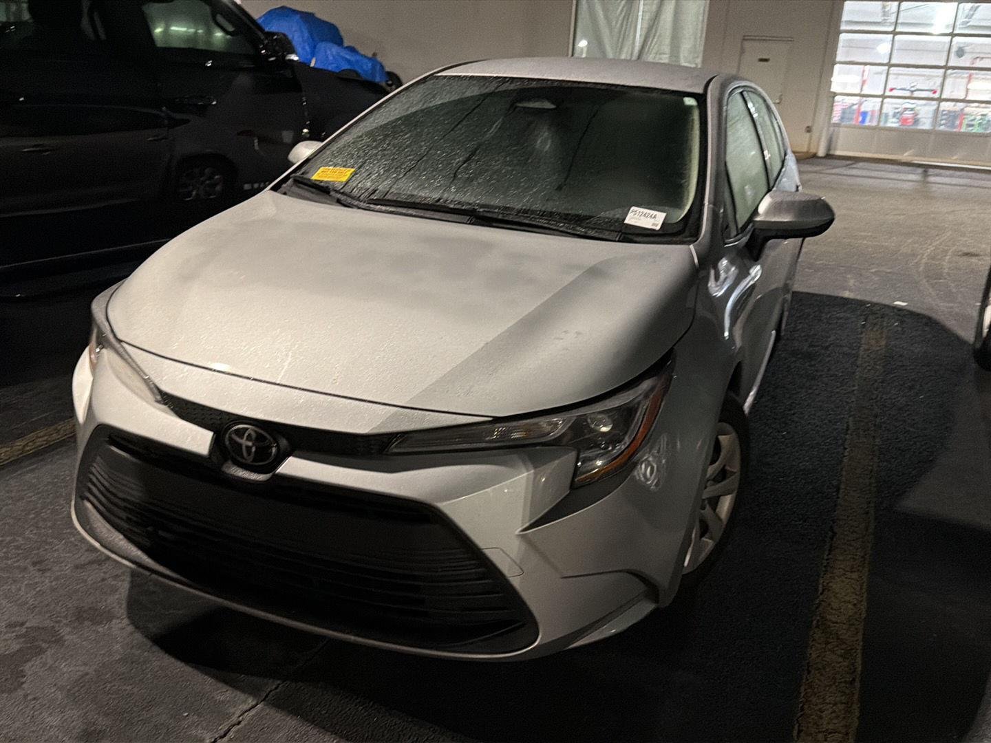 Used 2024 Classic Silver Metallic Toyota LE image 3
