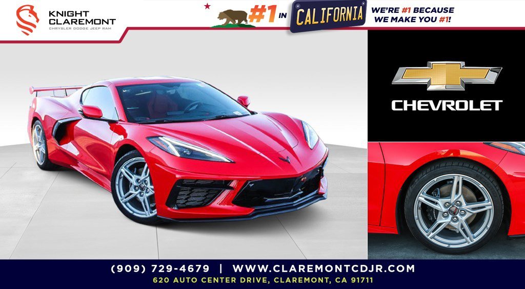Used 2023 Torch Red Chevrolet Stingray image 1