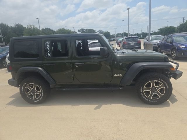 Used 2021 Green Jeep Unlimited Sport S image 2