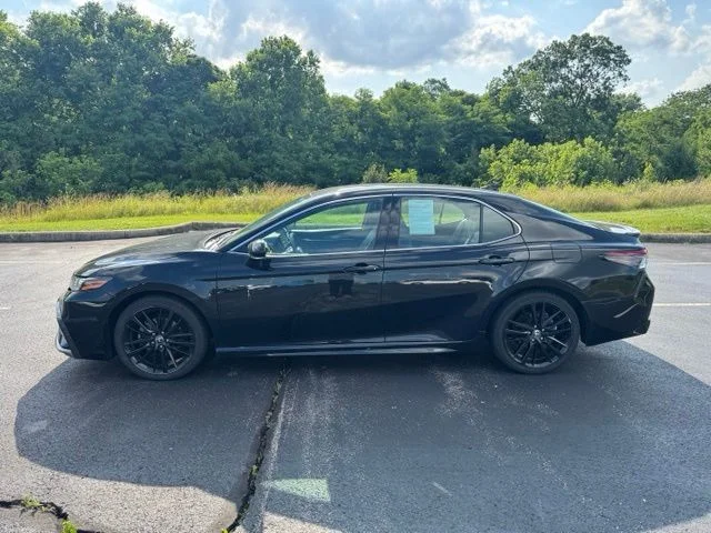 Used 2022 Midnight Black Metallic Toyota XSE image 6