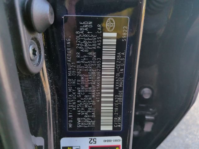Certified Used 2022 Black Toyota SE image 35