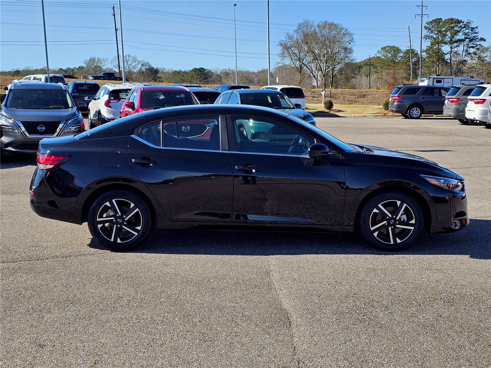 Used 2025 Super Black Nissan SV image 7