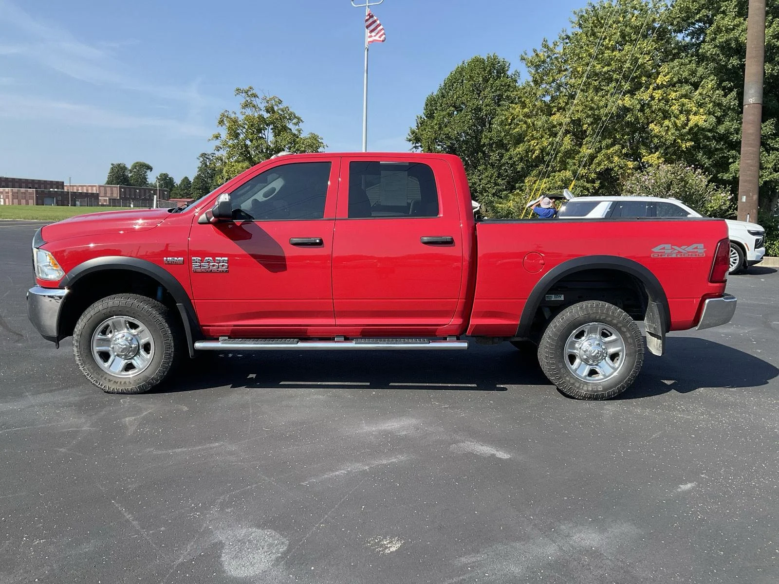 Used 2018 Flame Red Clearcoat Ram Tradesman image 4