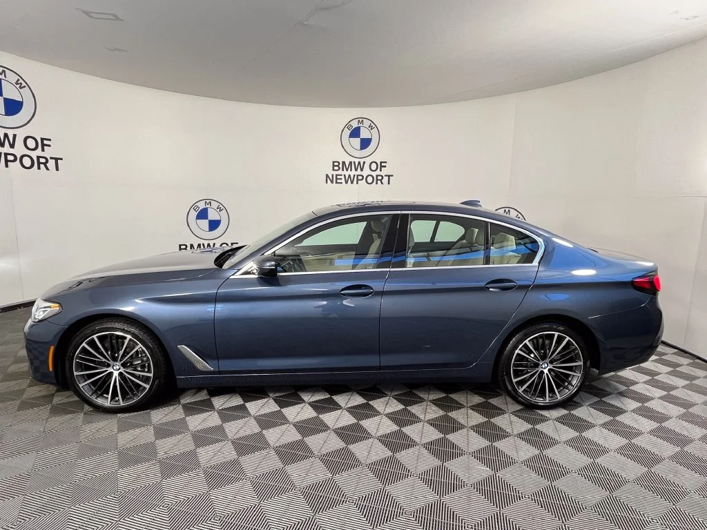 Certified Used 2023 Blue Metallic BMW 540i xDrive image 13