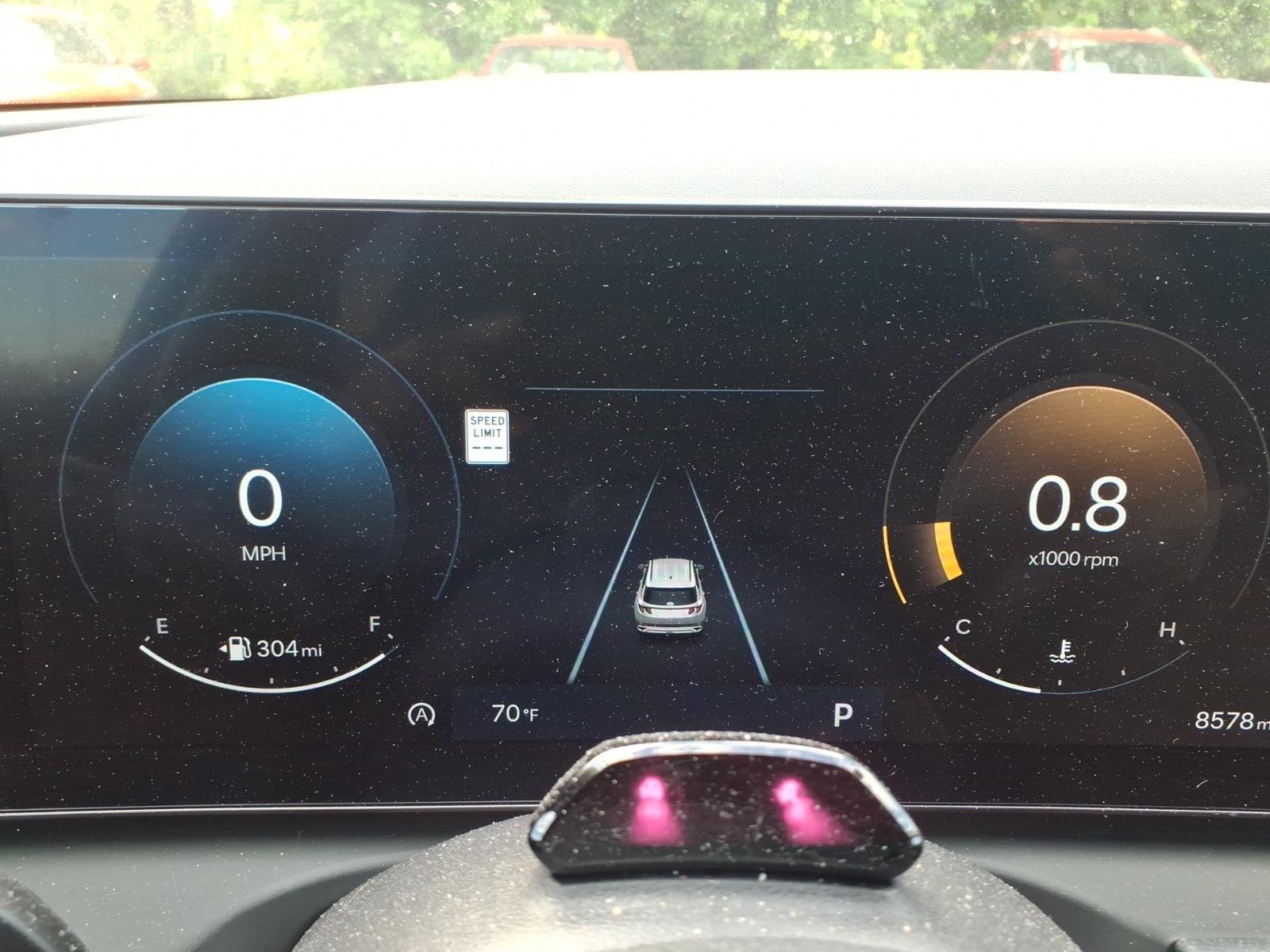 Used 2025 Ultimate Red Pearl Hyundai SEL Convenience image 30