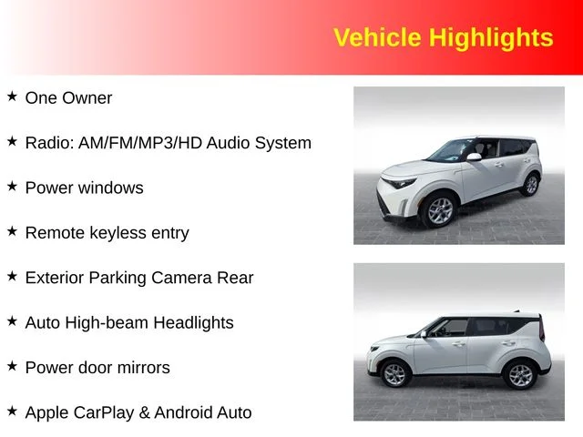 Used 2025 White Kia LX image 3