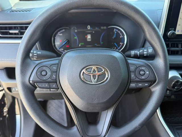 Certified Used 2025 MIDNIGHT BLACK METAL Toyota Hybrid XLE image 14