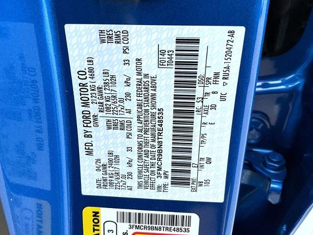 New 2026 Velocity Blue Metallic Ford Big Bend image 54