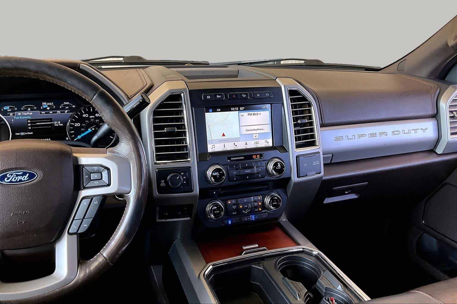 Used 2017 White Platinum Metallic Tri-Coat/Caribou Ford King Ranch image 6