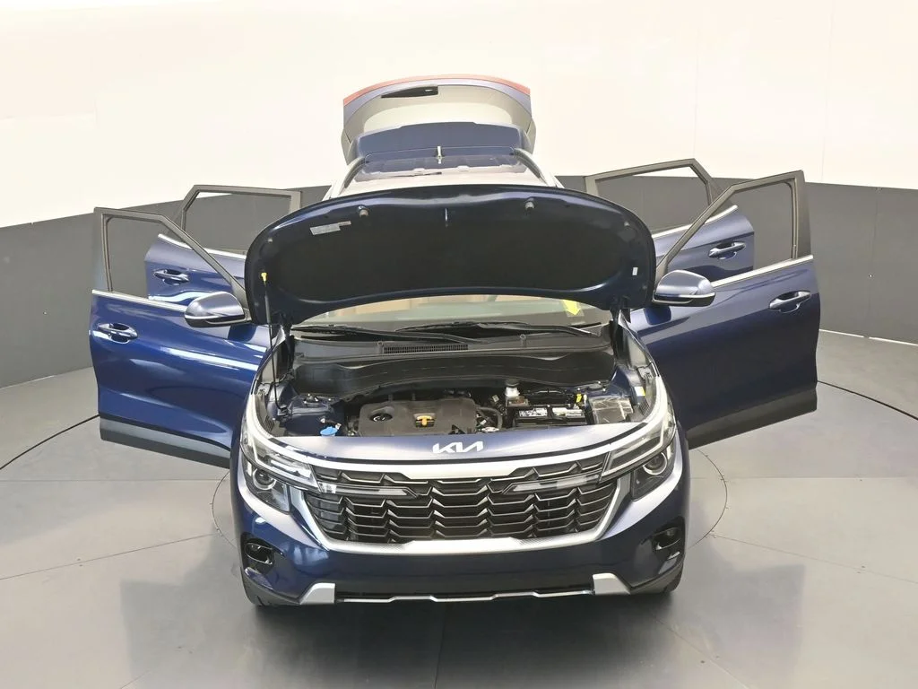 Used 2024 Dark Ocean Blue Kia EX image 69