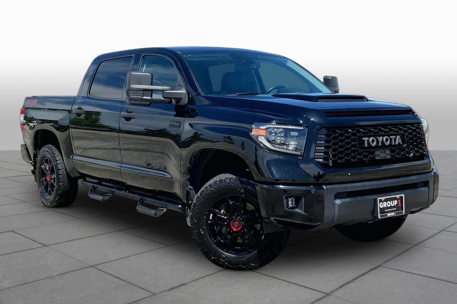 Used 2020 Midnight Black Metallic Toyota TRD Pro image 3