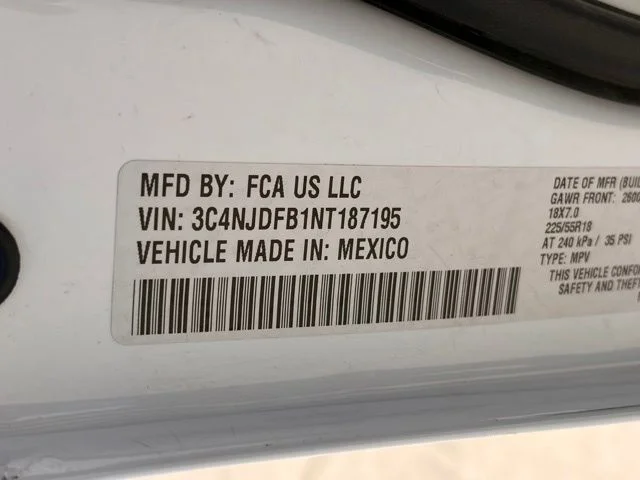 Certified Used 2022 White Jeep Latitude Lux image 36