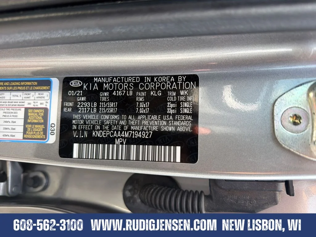 Used 2021 Gray Kia LX image 28
