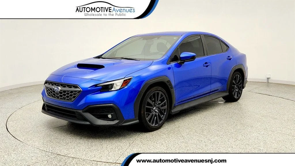 Used 2024 WR Blue Pearl Subaru Premium Manual image 1