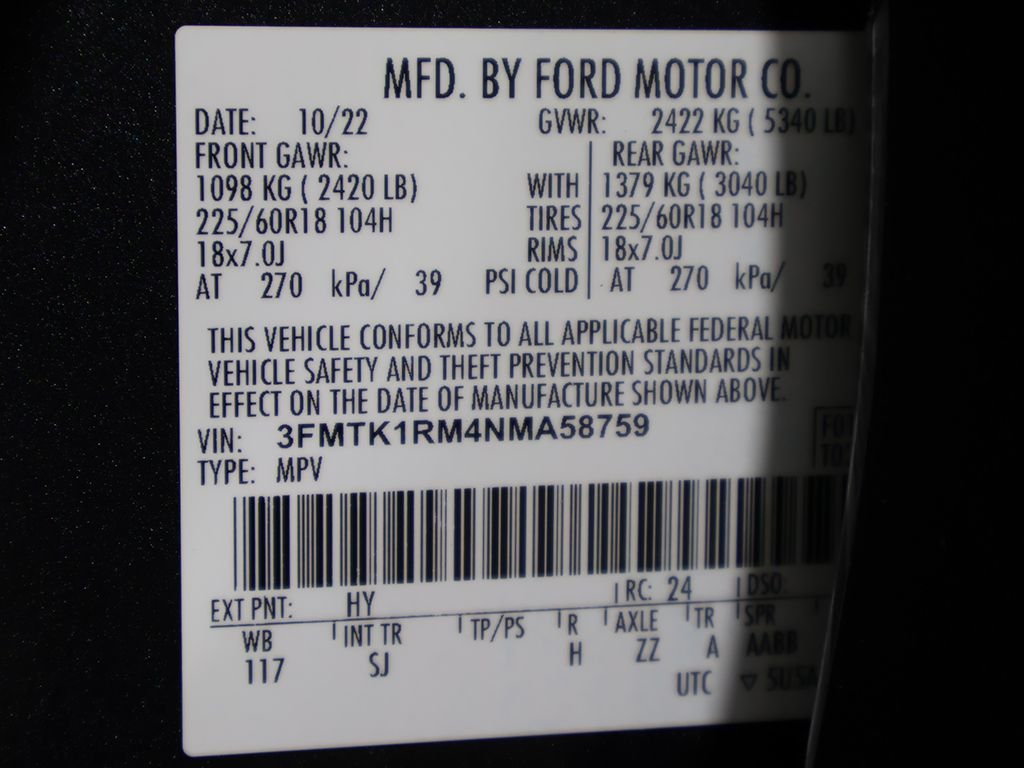 Used 2022 Gray Ford Select image 44