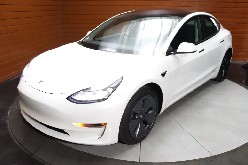 Used 2022 Pearl White Multi-Coat Tesla Long Range image 7