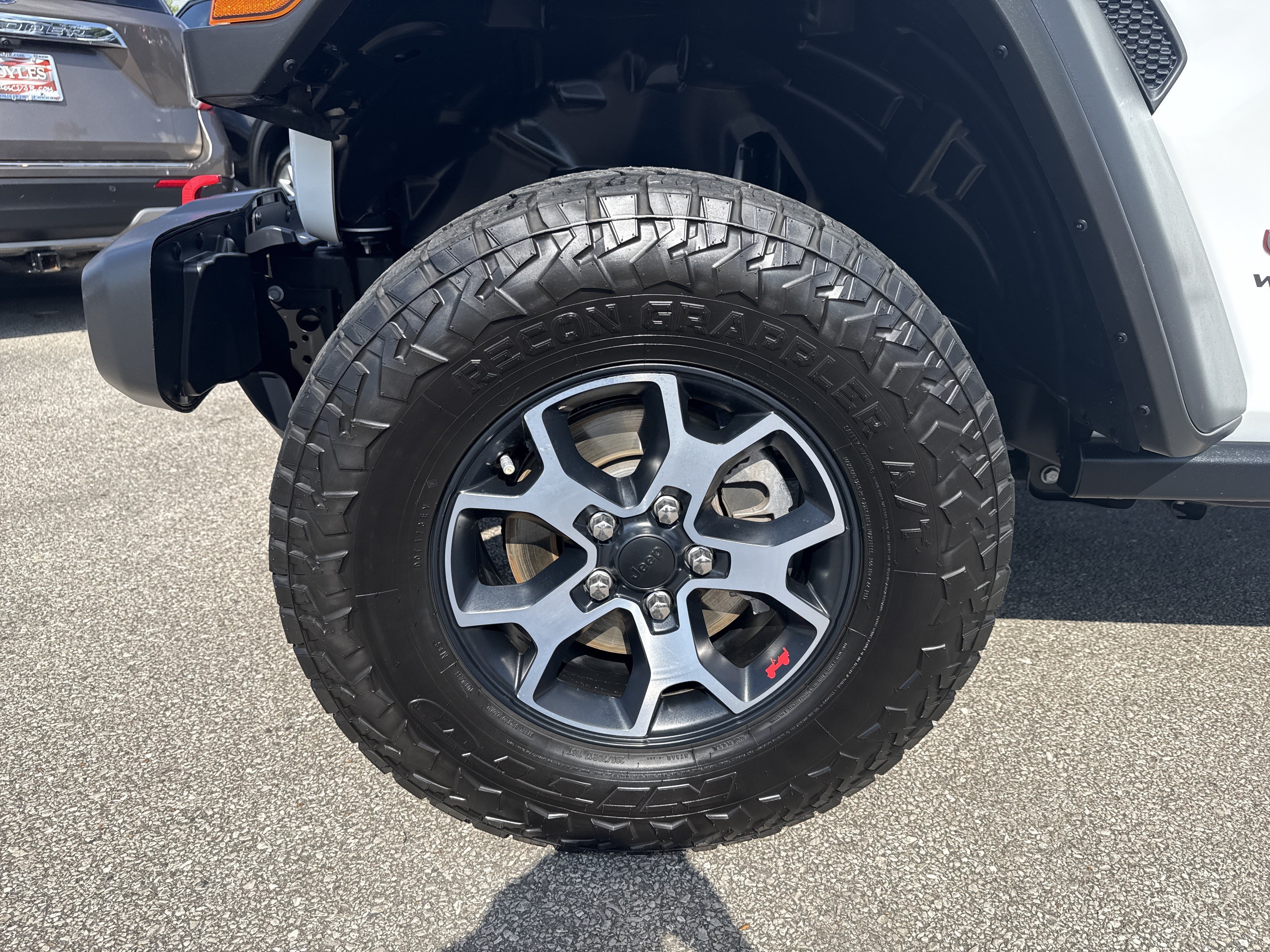 Used 2020 Bright White Clearcoat Jeep Rubicon image 14