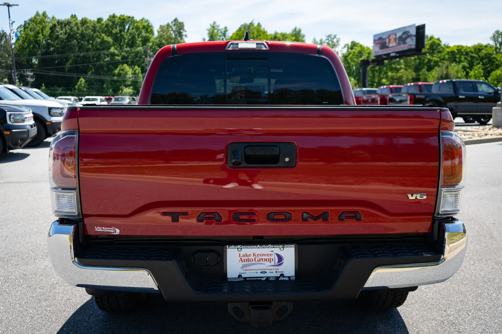 Used 2021 Red Toyota TRD Off-Road image 8