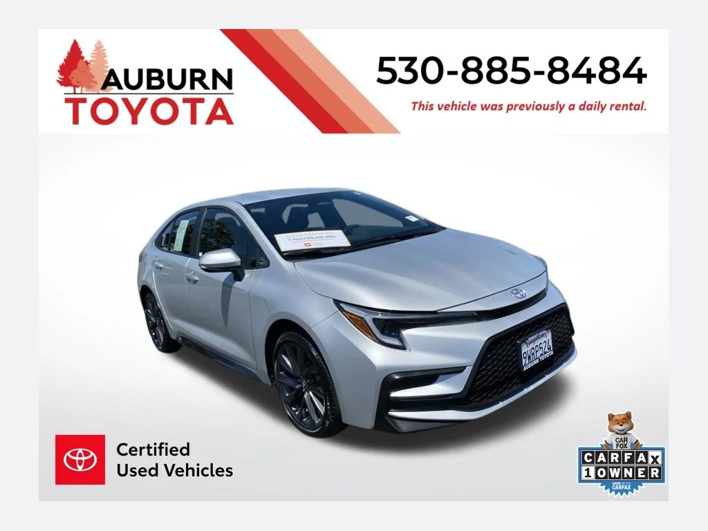 Certified Used 2026 Silver Toyota SE image 1