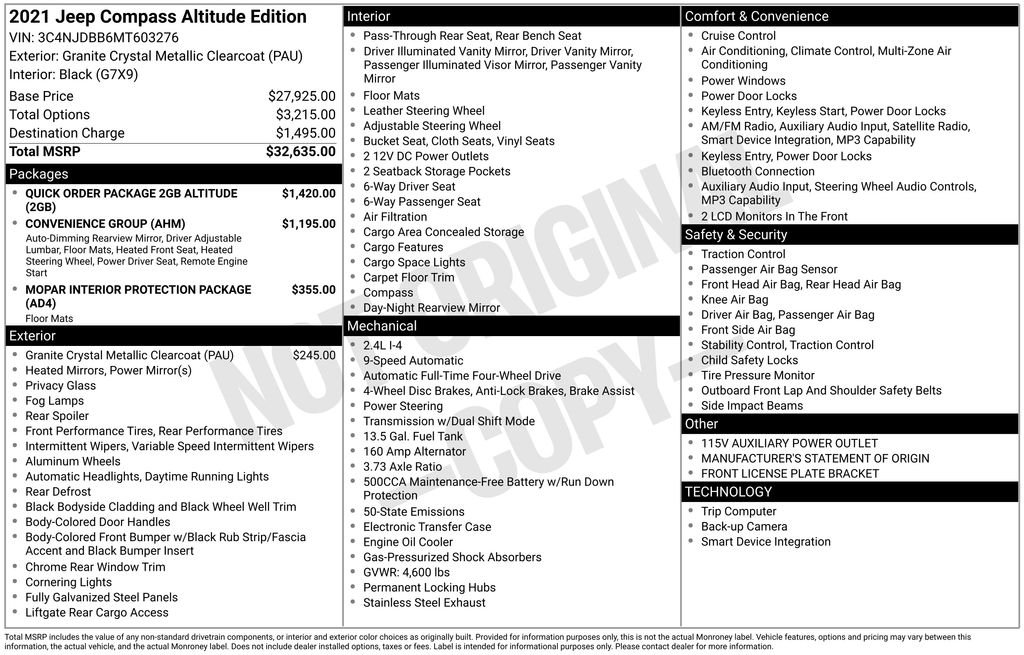 Used 2021 Gray Jeep Latitude image 9