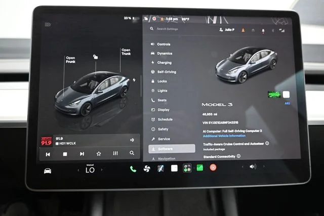 Used 2022 Black Tesla Base image 12