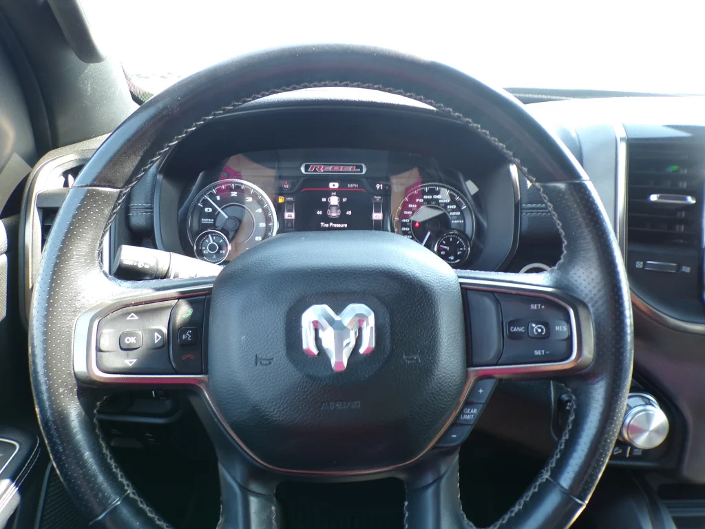 Used 2021 Bright White Clearcoat Ram Rebel image 31
