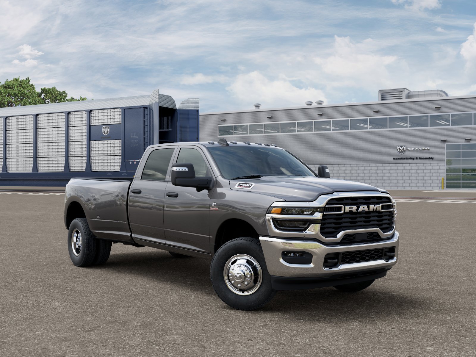 New 2026 Granite Crystal Metallic Clear-Coat Exterior Paint RAM TRADESMAN image 3
