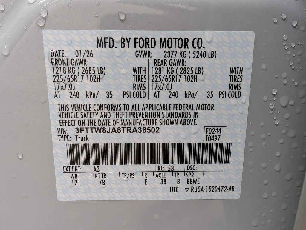 New 2026 Space White Metallic Ford XLT image 10