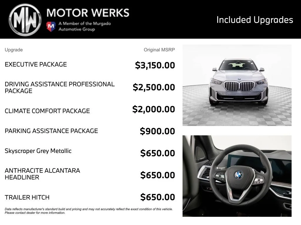 New 2026 Gray BMW xDrive50e image 4