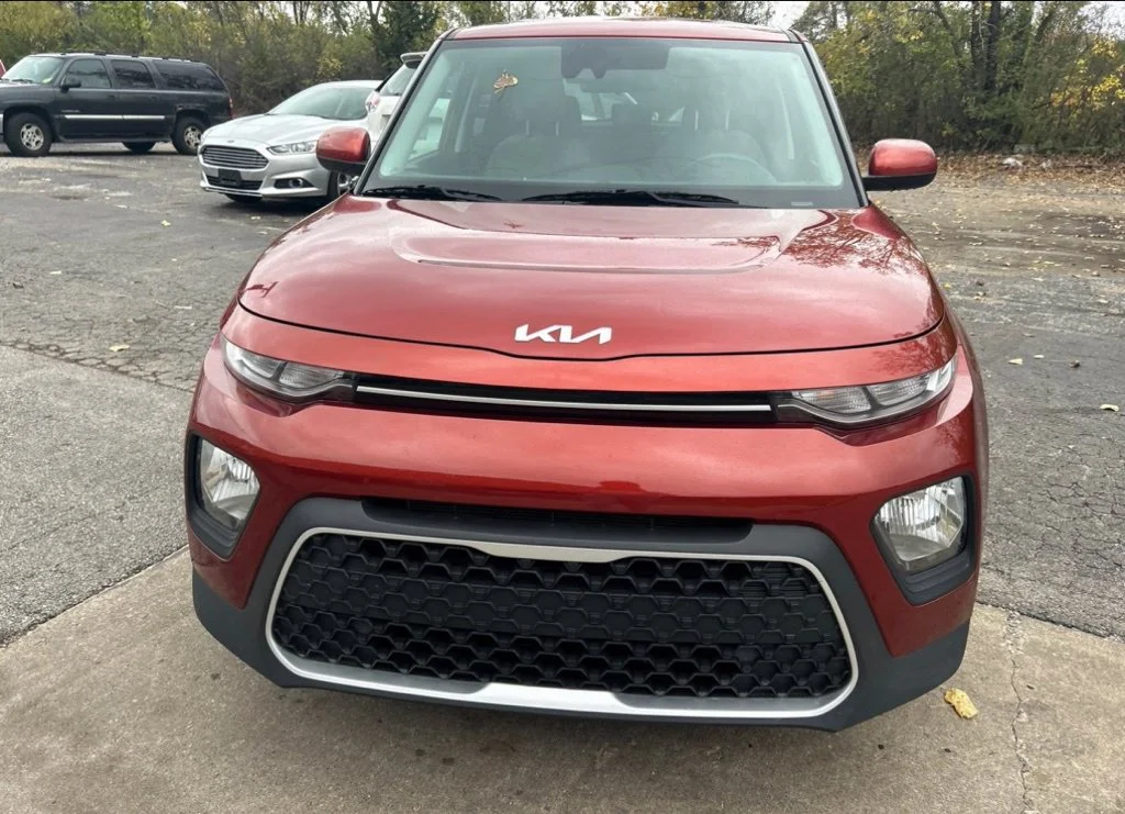 Used 2022 Orange Kia LX image 2