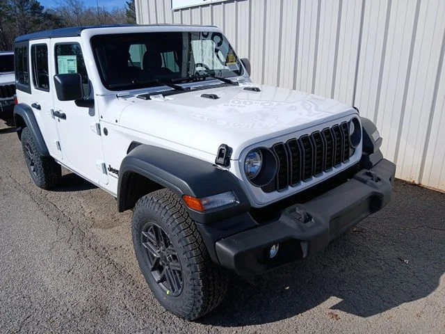 New 2026 Bright White Clear-Coat Exterior Paint Jeep Sport S image 1