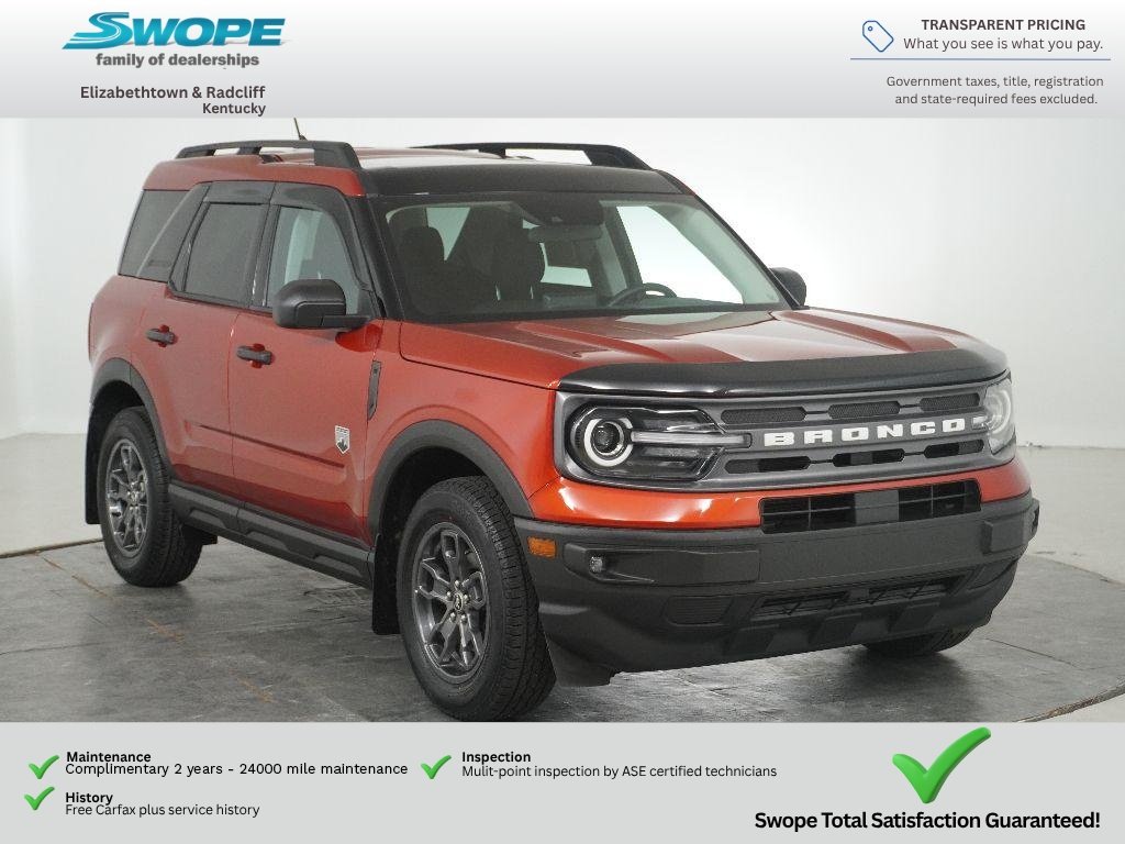 Used 2023 Hot Pepper Red Tinted Clearcoat Ford Big Bend image 1