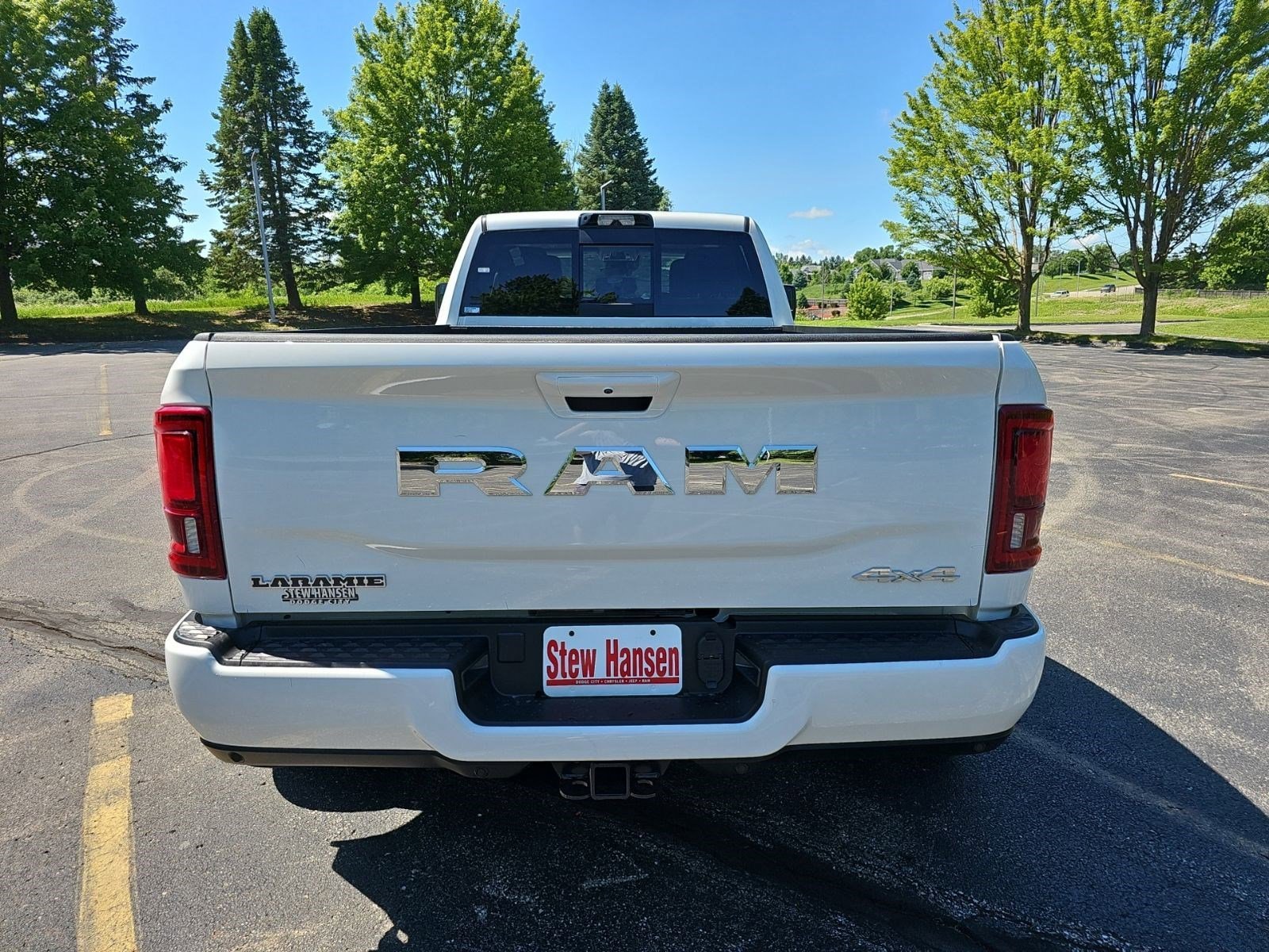 New 2026 Bright White Clearcoat Ram Laramie image 4