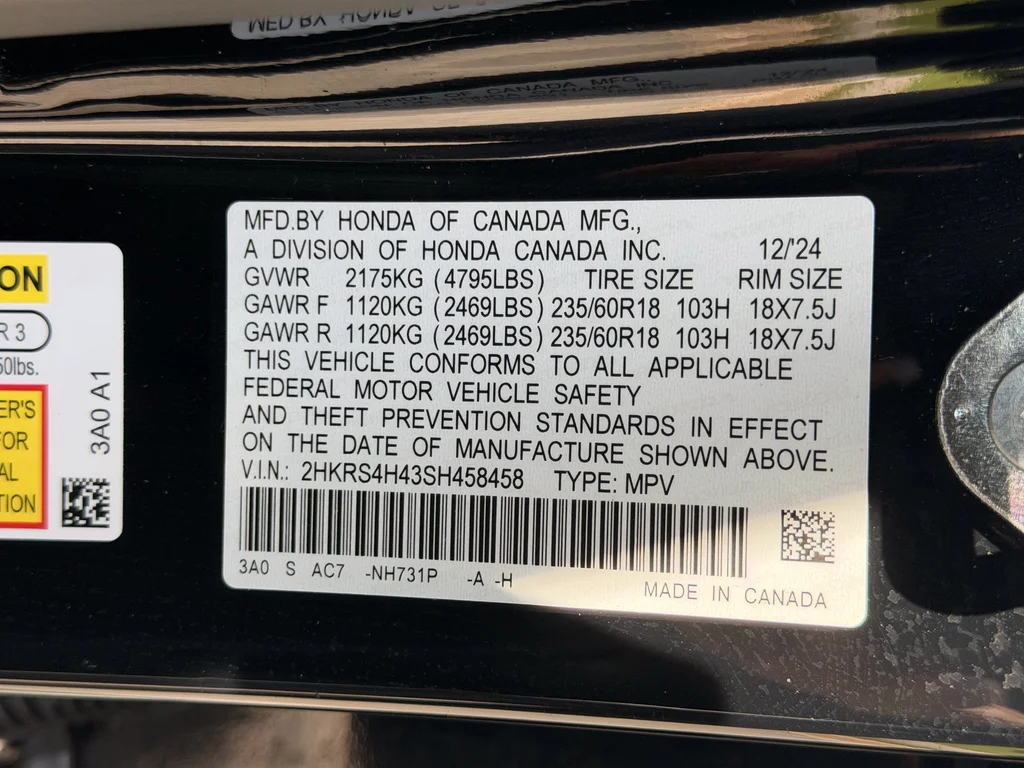 Used 2025 Black Honda EX image 21