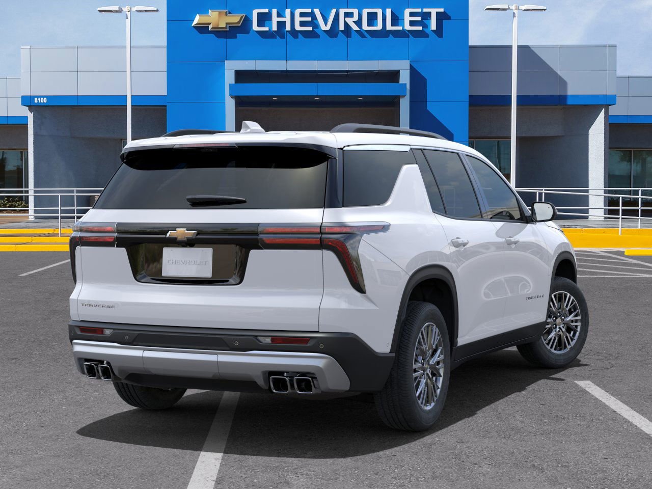 2025 Chevrolet Traverse LT White at Classic Elite Chevrolet Sugar Land