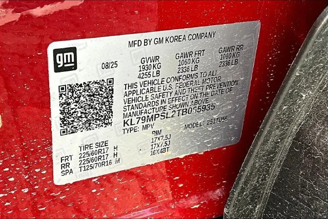 New 2026 Apex Red Chevrolet LT image 8