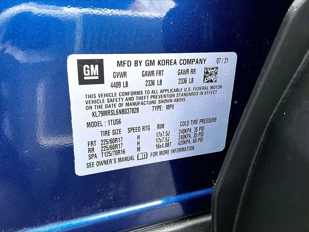 Used 2022 Blue Chevrolet LT image 37