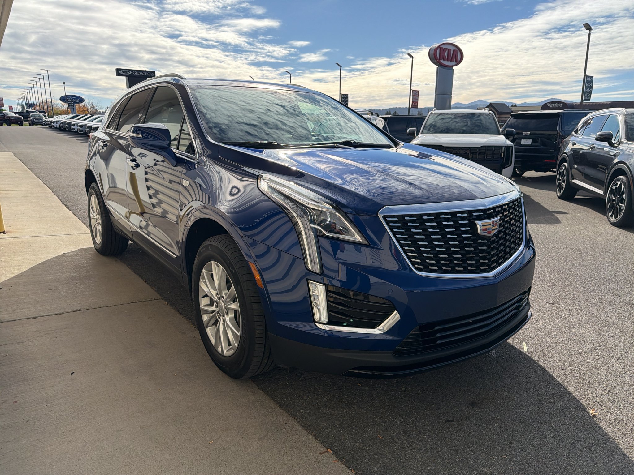Certified Used 2025 Opulent Blue Metallic Cadillac Luxury image 3